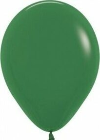 Шар (12''/30 см) Темно-зеленый (032), пастель, 12 шт.